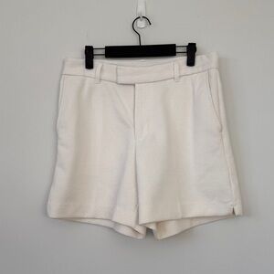 Zara Men’s White Boucle Shorts